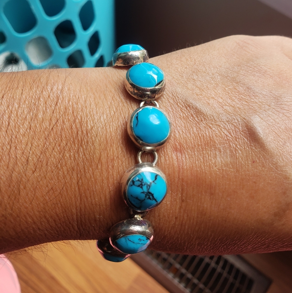 Prince Turquoise 925 Bracelet